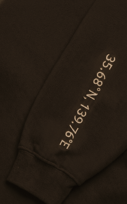 Unphased Crewneck | Grid 35.68° N, 139.76° E